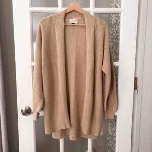 UNIVERSAL THREAD  Tan Oversized Cardigan Sz S NWOT